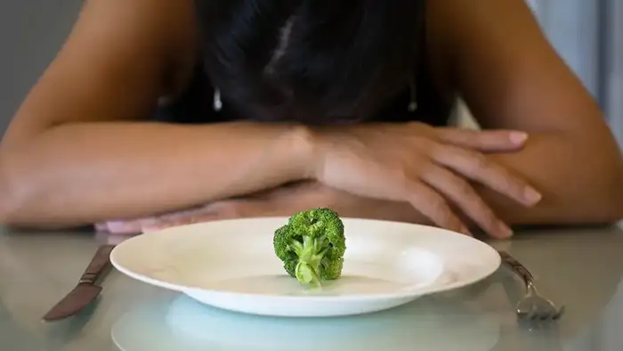 small portion in plate