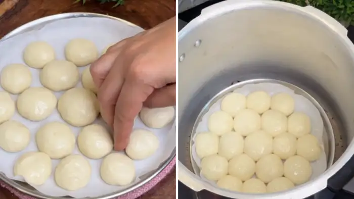 कुकर को तैयार करना और बेकिंग