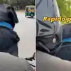 रैपिडो ड्राइवर को मिला Dog पार्सल, आगे की सीट पर मस्ती में बैठा दिखा ...