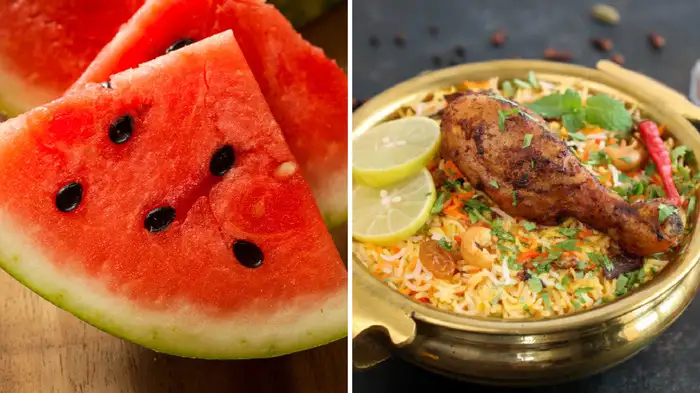 watermelon and biryani watermelon and biryani