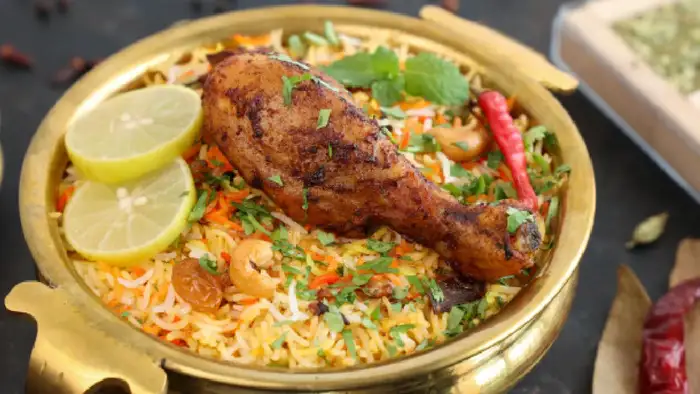chicken leg piece biryani