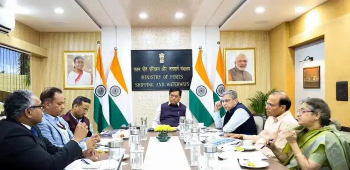 Union Minister of Ports, Shipping and Waterways Sarbana