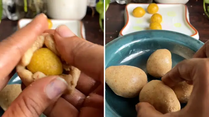 अंडे का आकार देना