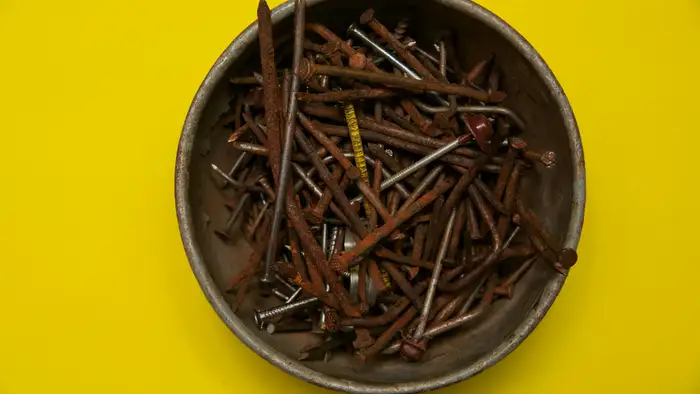 लोहे की कील का  घोल 