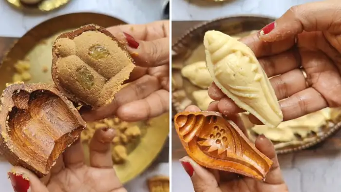 मोल्ड से देना खूबसूरत आकार
