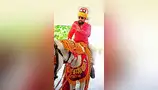 मोदी की अपील पर कार छोड़ी, घोड़ी की सवारी की मोदी की अपील पर कार छोड़ी, घोड़ी की सवारी की