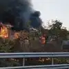 Rajdhani Accident: दिल्ली मुंबई रूट पर राजधानी एक्सप्रेस में आग, रेलवे ...