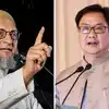 Asaduddin Owaisi vs kiren rijiju