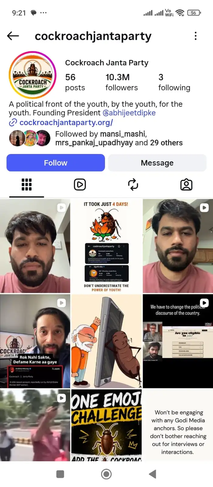 Cockroach Janata Party
