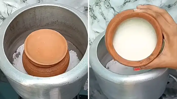 make thick creamy curd in pressure cooker make thick creamy curd in pressure cooker