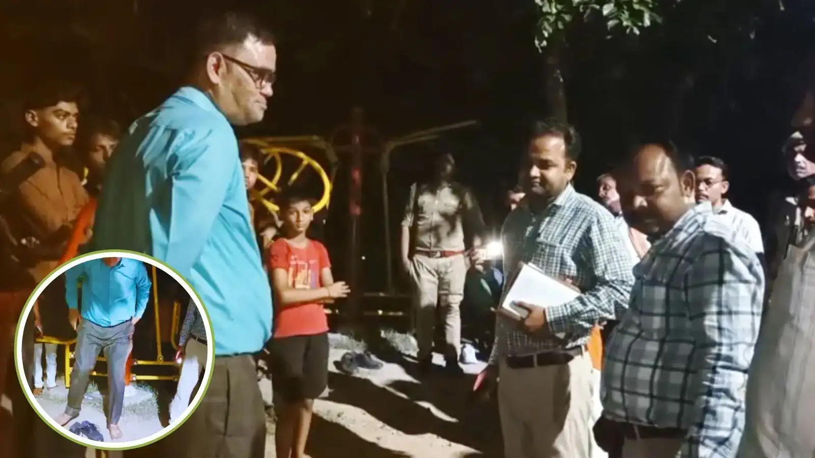 IAS रिंकू सिंह राही मुरली मनोहर तालाब की दुर्दश देख भड़के, नंगे पैर अधिकारी के साथ की परिक्रमा