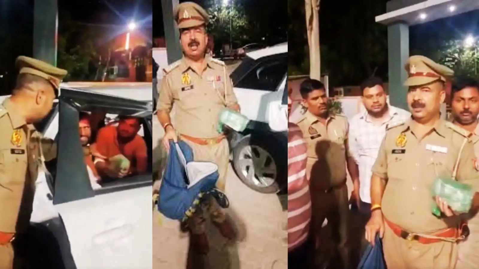 एक्सीडेंट में घायल युवक का कराया इलाज, बैग में मिले 2 लाख रुपये परिजनों को सौंपे, मऊ पुलिस की देखी मानवता