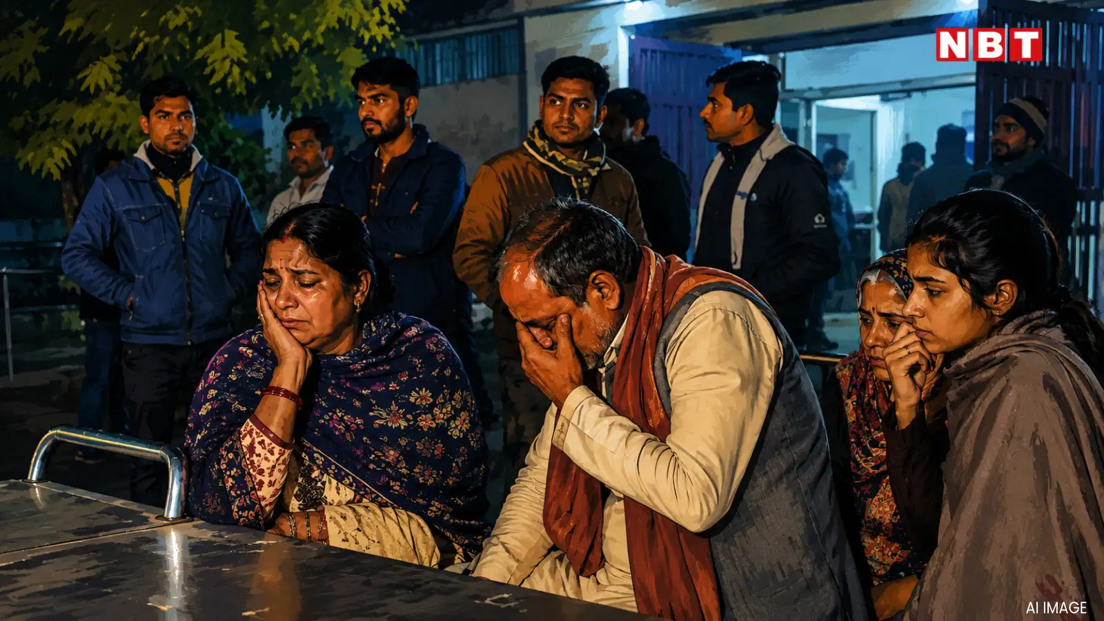 Lucknow Fire News: मुर्दाघर के बाहर वो सबसे लंबी रात, जब कलेजे के टुकड़े के इंतजार में बेबस दिखे मां-बाप