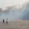 कौशांबी में टोल प्लाजा से टकराया LPG टैंकर, 5 टोलकर्मी बुरी तरह से झुलसे, आसमान में छाया धुएं का गुबार