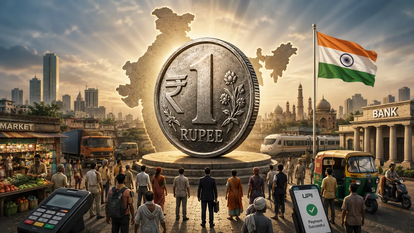 डिजिटल पेमेंट बढ़ने के बावजूद कायम है 1 रुपये के सिक्के का दबदबा, ग्रामीण इलाकों में बोलती है तूती