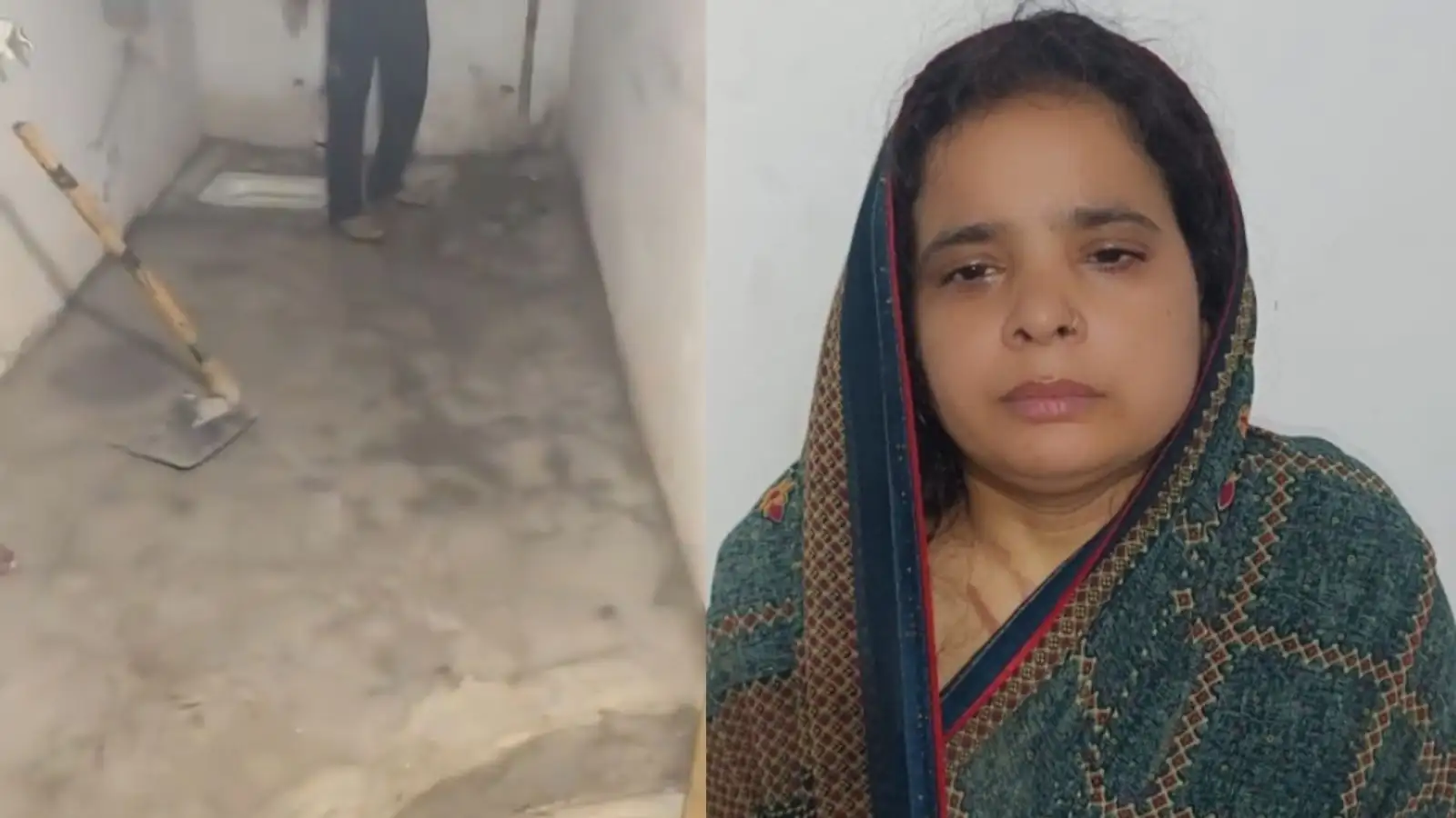 आगरा में बाथरूम के फर्श की नीचे पति की लाश दफन, उसी के ऊपर रोज नहाती रही पत्नी