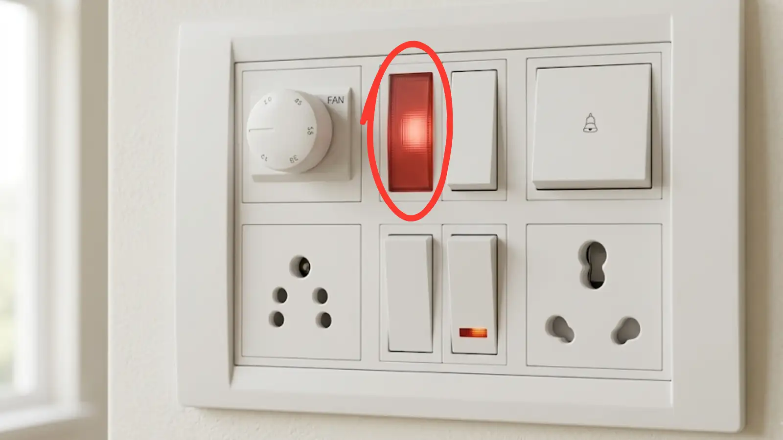 Indicator Light: कुछ स्विच में क्यों लगी होती है 'लाल लाइट'? ऑफ होने पर भी क्यों जलती है, समझें इसका काम
