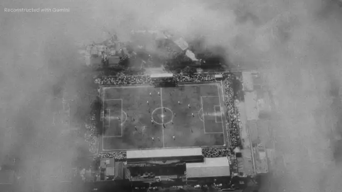 Video made of Pele's magic goal