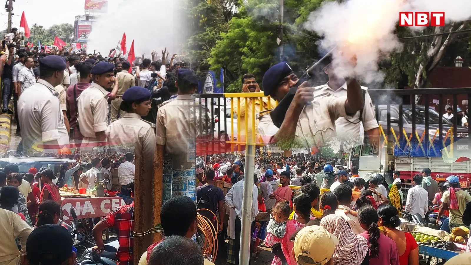 नीट पेपर लीक के खिलाफ दिल्ली में छात्र प्रदर्शन