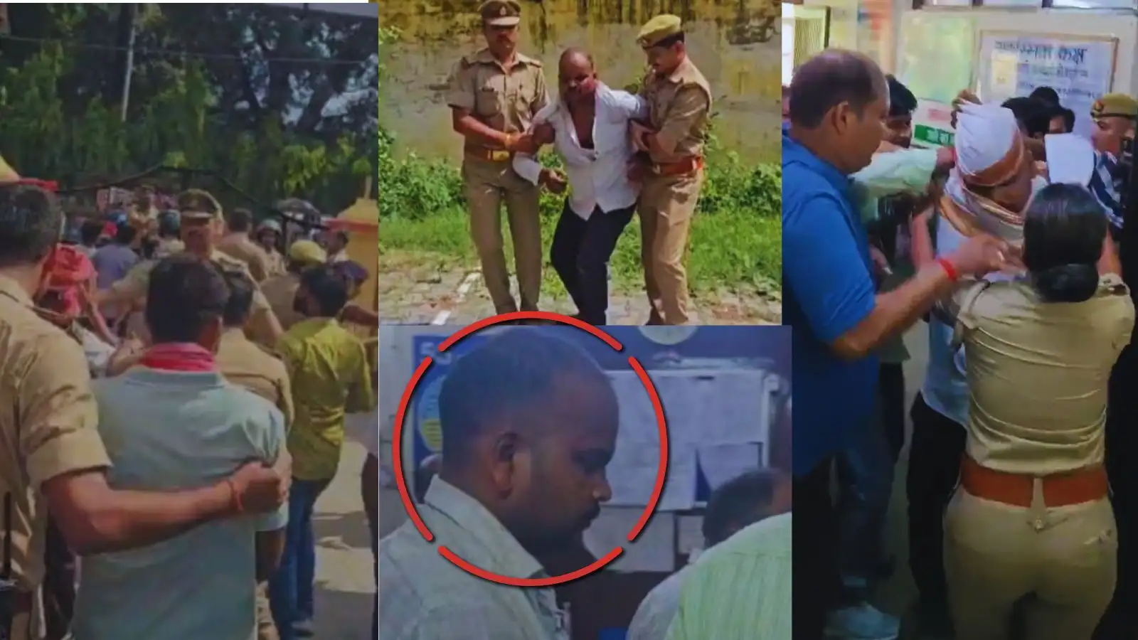 गोरखपुर: मासूम से दुष्कर्म-हत्या के आरोपी सिपाही पर अस्पताल में हमला, मेडिकल के दौरान कर्मचारियों ने की पिटाई