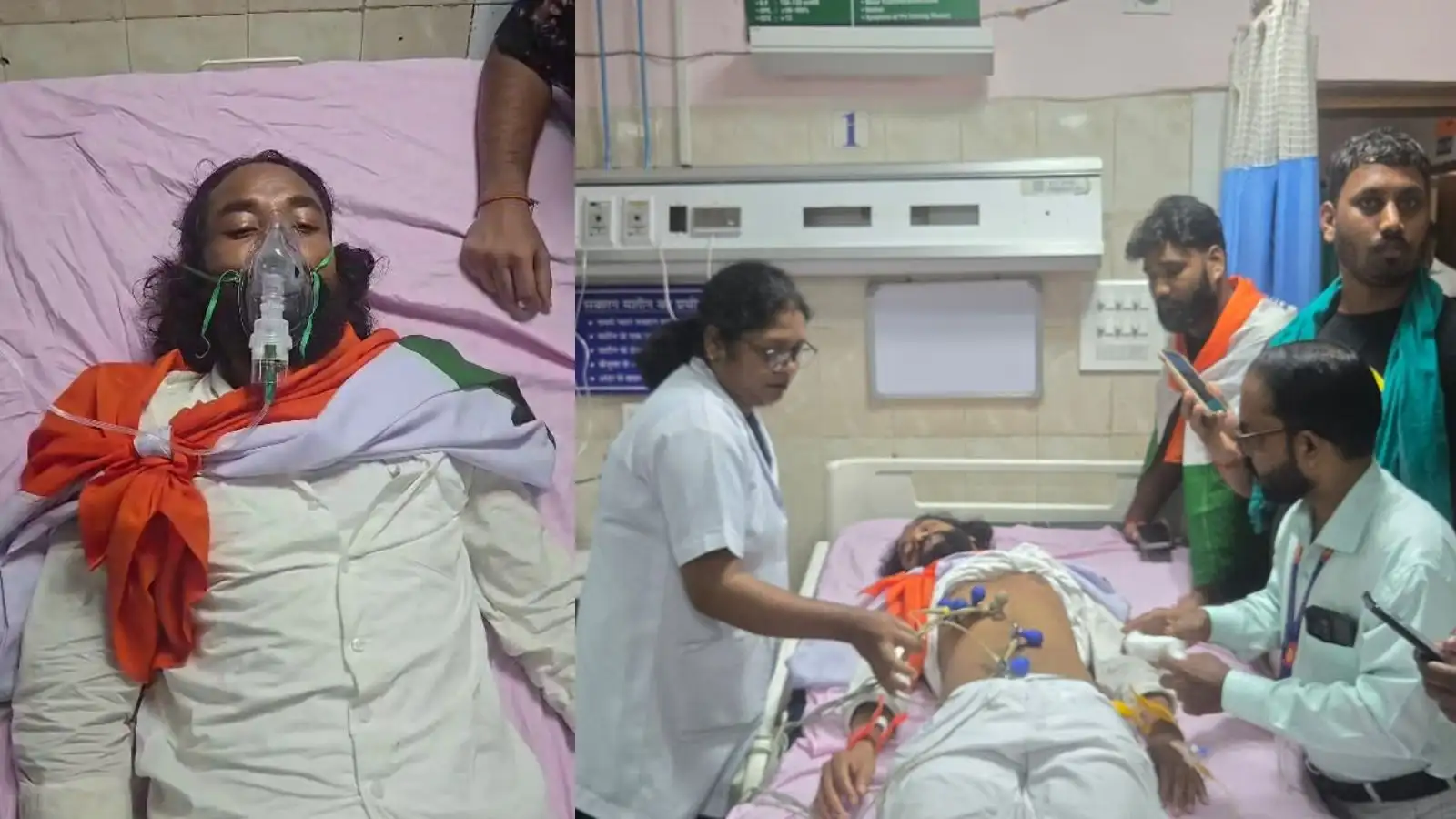 'विधानसभा मार्च' के बाद अनशनकारी देवेंद्र महतो की तबीयत बिगड़ी, अस्पताल में भर्ती, ऑक्सीजन सपोर्ट पर हालत गंभीर