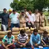 मथुरा में ANTF का एक्शन: नेशनल हाईवे पर 250 किलो गांजा के साथ 5 तस्कर अरेस्ट, उड़ीसा से ला रहे थे खेप