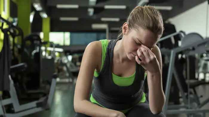 Dizziness after workout<br>