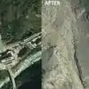 नेपाल में भयानक बाढ़ की पहले और बाद की तस्वीरें, जहां खड़ी थी इमारतें वहां अब रेत का मैदान, रुला रही तबाही