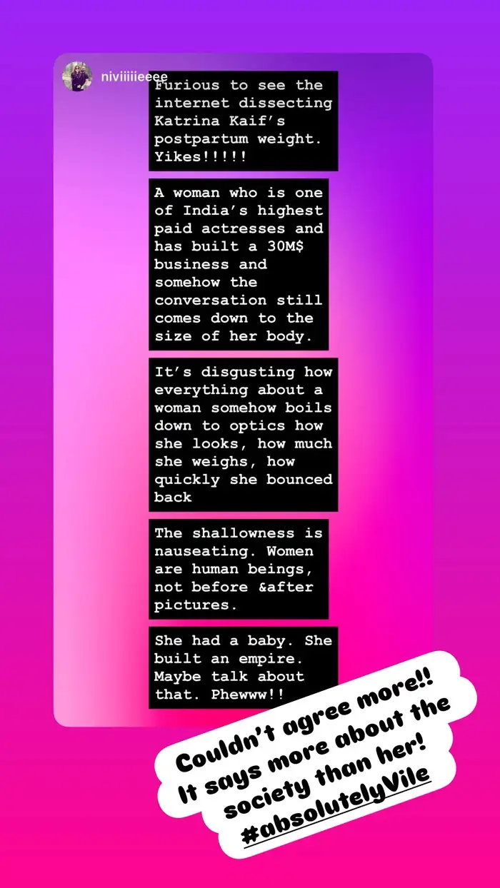 Shraddha Arya Instagram story