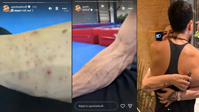 Tiger Shroff mother Ayesha shared a video of her son hands