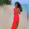 Srishty Rode Vacation in Maldives Video: Srishty Rode New Glamrous ...