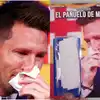 tear soaked tissue used by lionel messi during farewell up for sale at ...