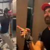 Hrithik Roshan dancing in the gym as popular Bollywood songs