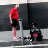 New York Jogger Walks Barefoot After Giving Away His Sneakers To ...