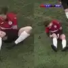 Watch Viral Video Of Footballer Puts Dislocated Knee Back In Place