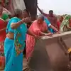 JCB Helping Women Alight From Truck Watch Viral Video