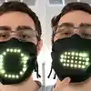 Coronavirus Face Mask Lights Up With Moving Mouth Shapes Computer ...