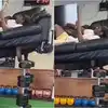 Man Was Doing Weird Workout In Gym Video,बंदे ने अपनी पीठ पर रखा पलंग ...