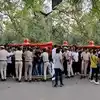 Delhi University Indraprastha College Protest,दिल्ली के IP कॉलेज में ...