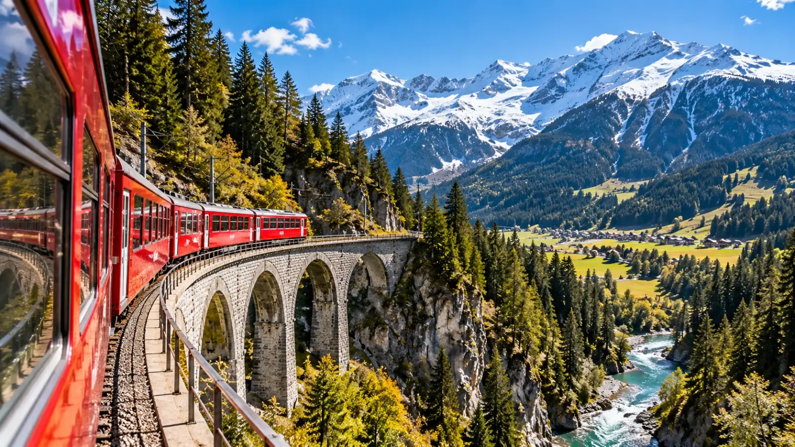 Mountain Train Journey