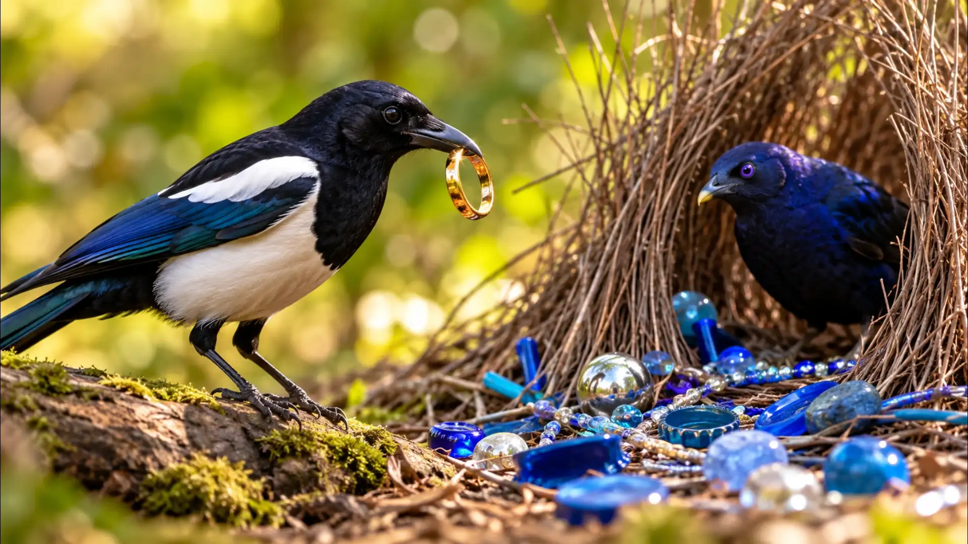 Magpie and Bowerbird’s Trinket Display