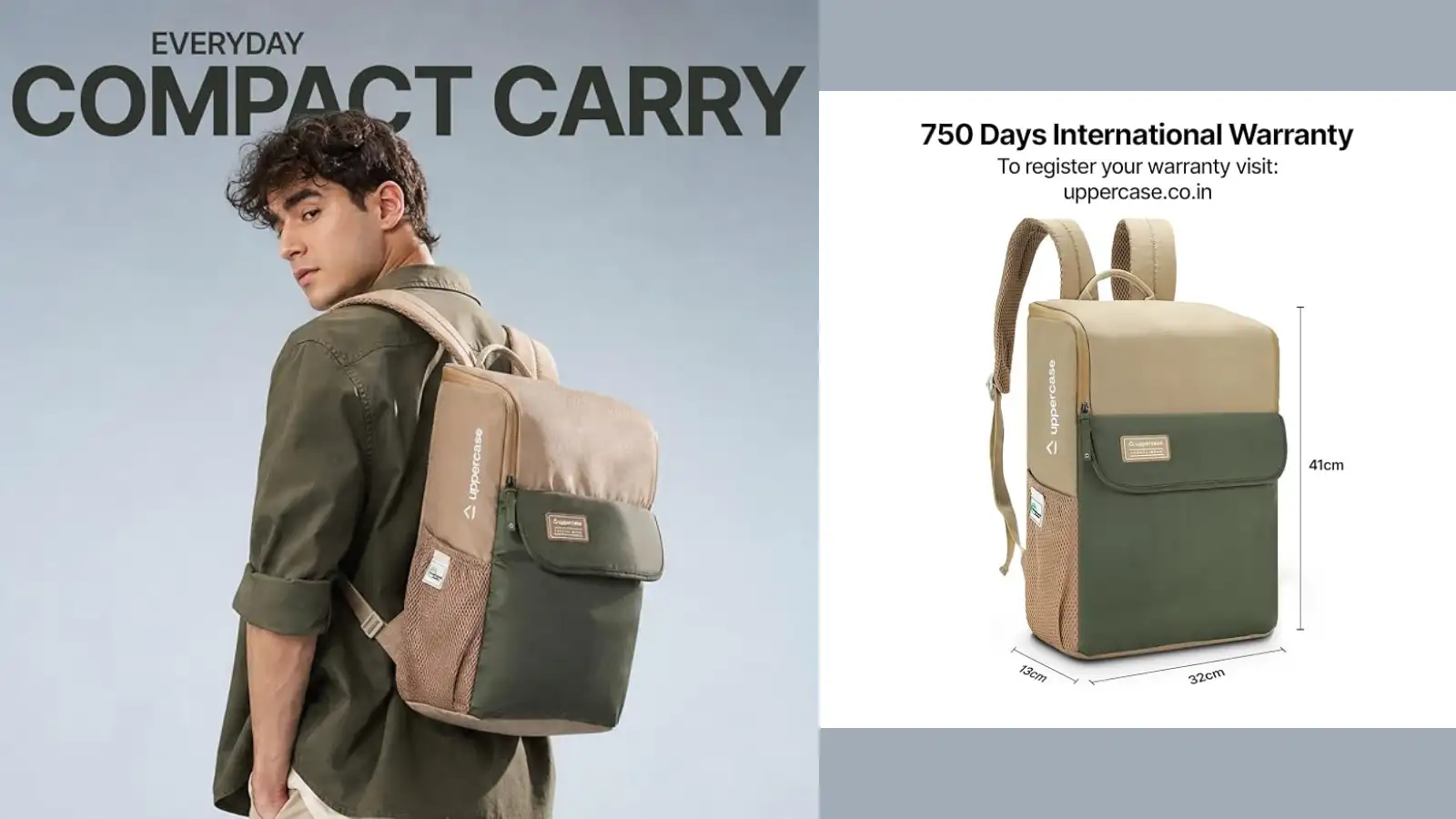 uppercase Medium 17L Laptop Backpack