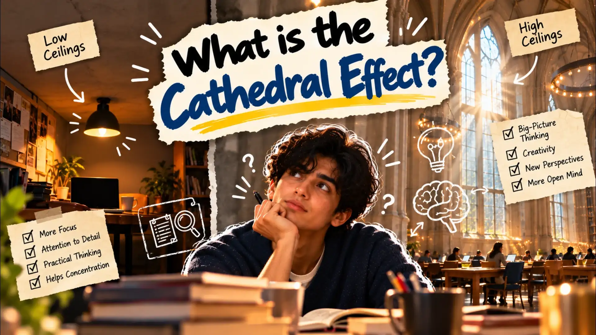 Cathedral Effect and Interior Design Psychology