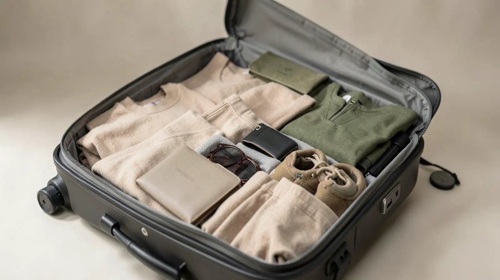Perfectly Packed Luxury Suitcase