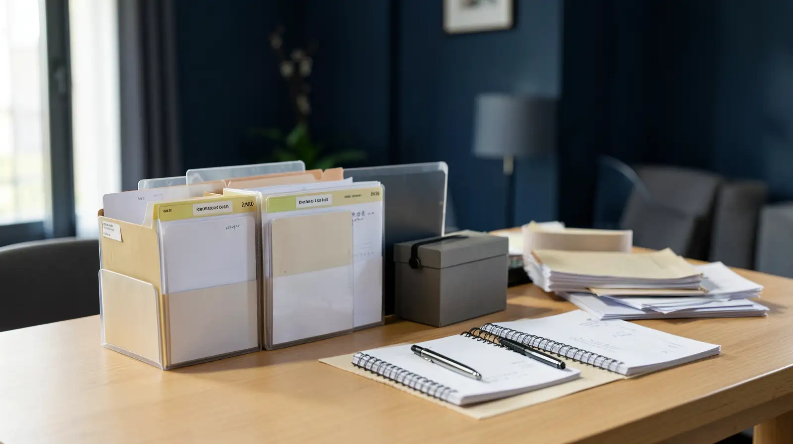 Organized Home Office Oasis