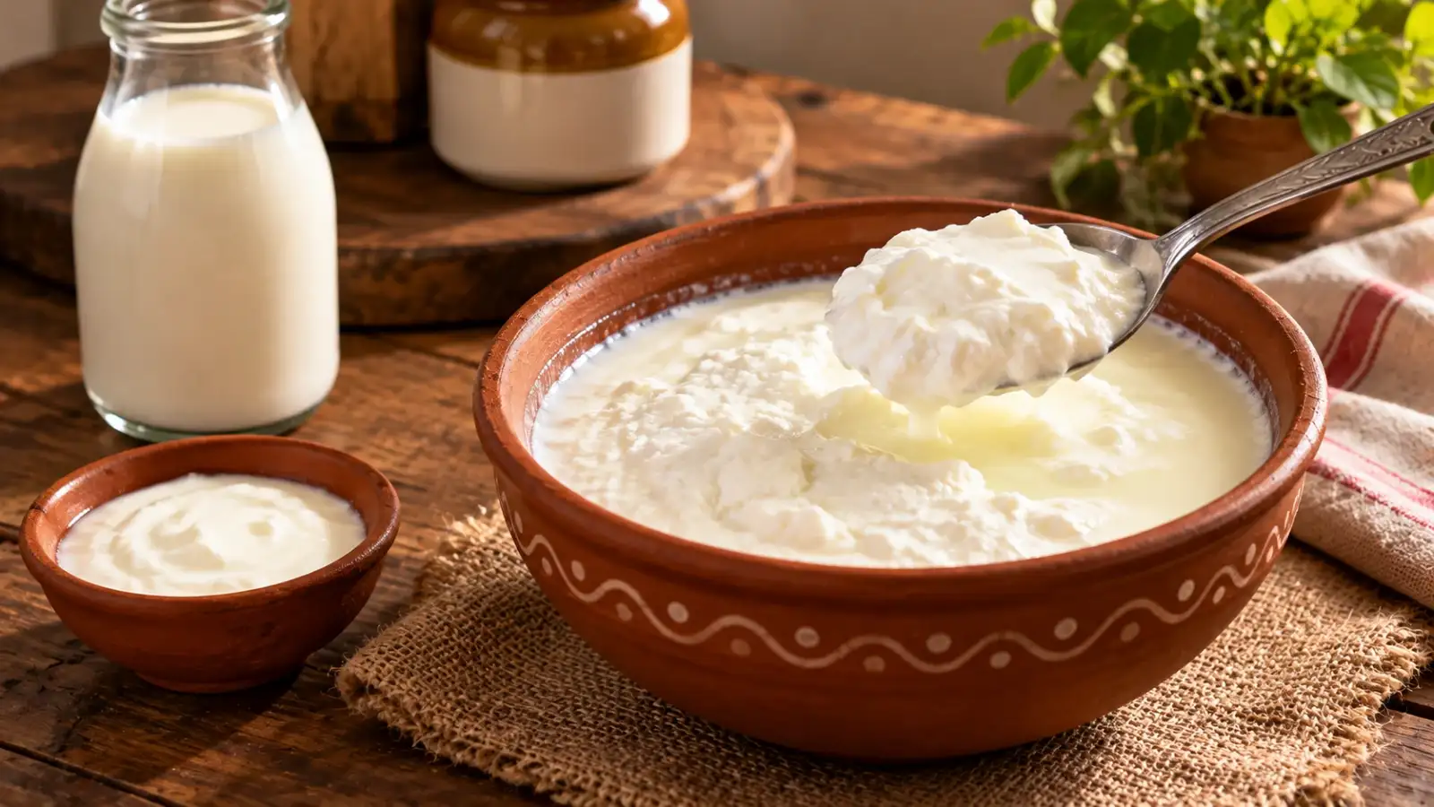 Thick, Creamy Curd at Home