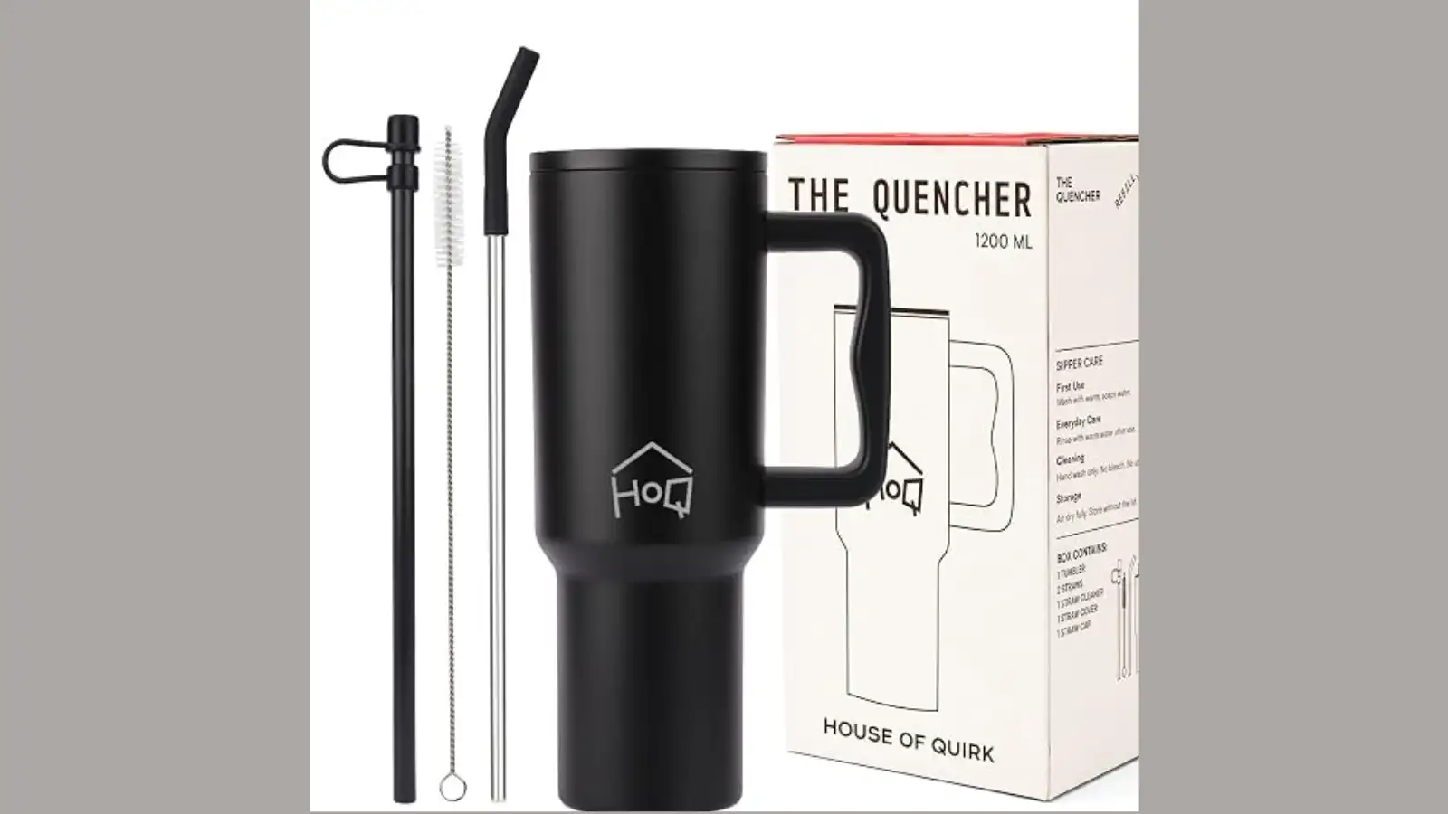 House of Quirk Stainless Steel Tumbler