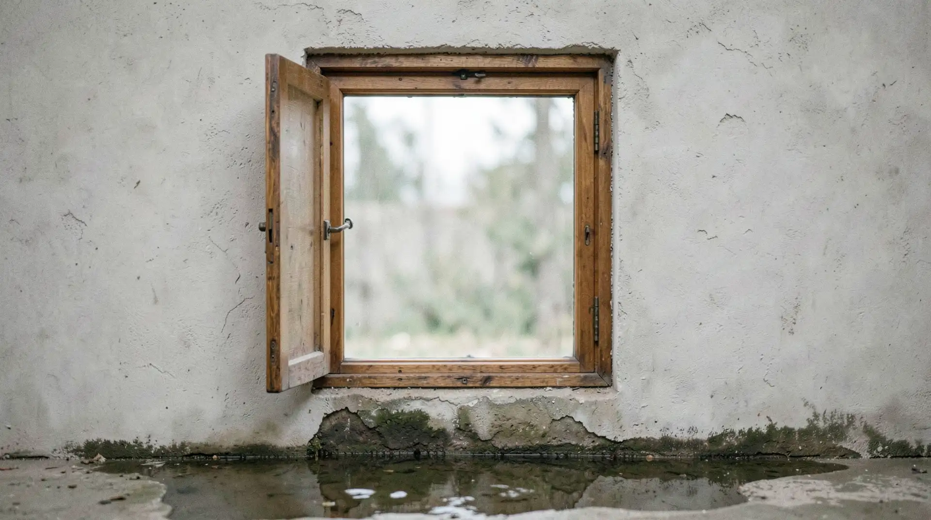 Damp Window Frame Study