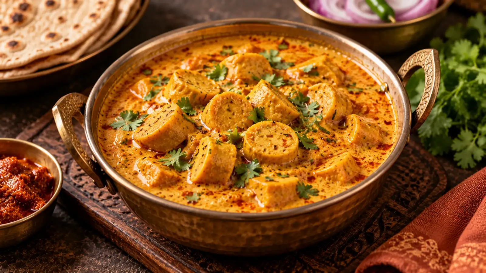Rustic Gatte Ki Sabzi