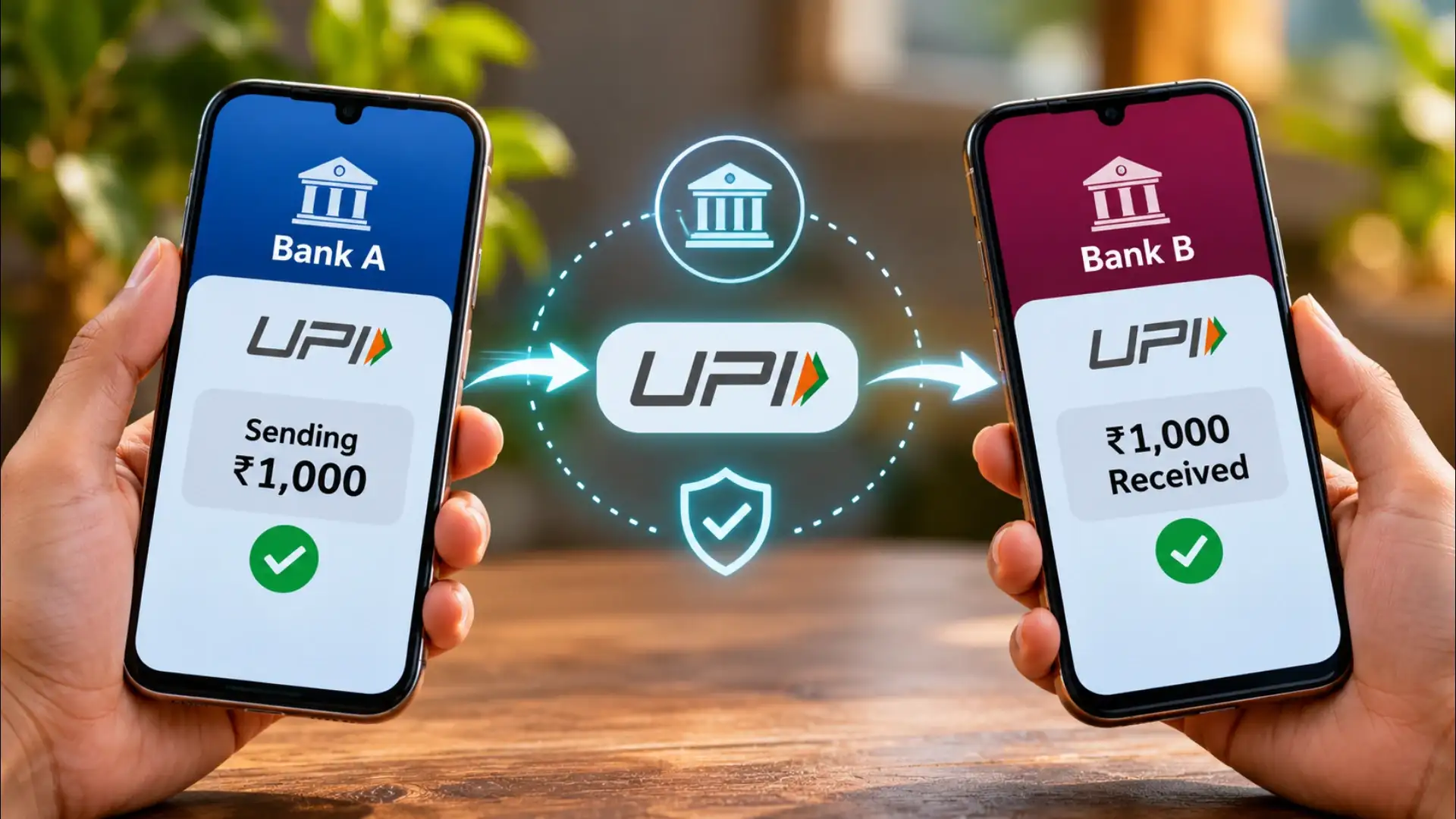 UPI Transfer Between Two Banks